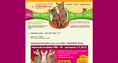 Desktop Screenshot of habeska.cz