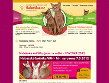 Tablet Screenshot of habeska.cz